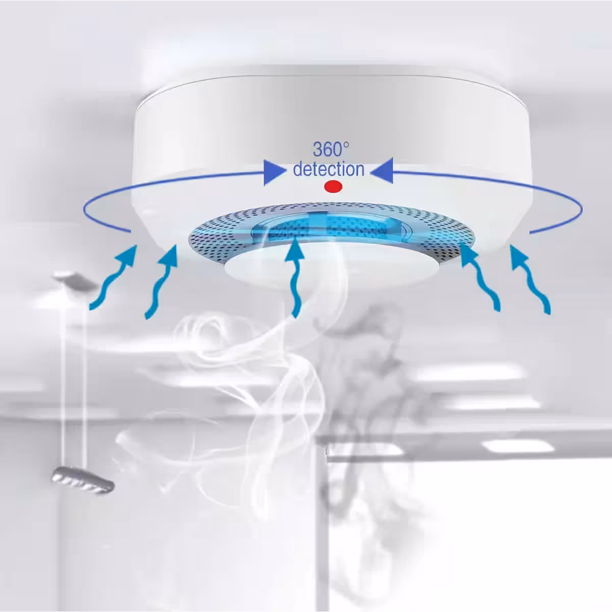 Nutikas tulekahjuandur suitsu kiireks tuvastamiseks