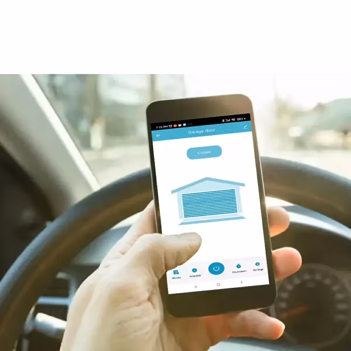 Värava avamise moodul mobiilirakenduse kaudu, ühilduv Alexa ja Google Home’iga