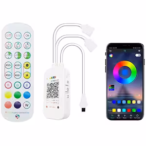 LED RGB riba kontroller Smart WiFi Tuya – kaugjuhtimine, dimmer, muusikakontroll