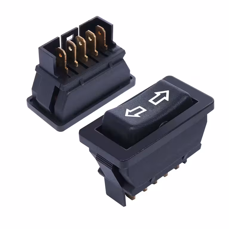 3-positsiooniline DPDT lüliti DC-mootori polaarsuse muutmiseks 12V/24V 20A