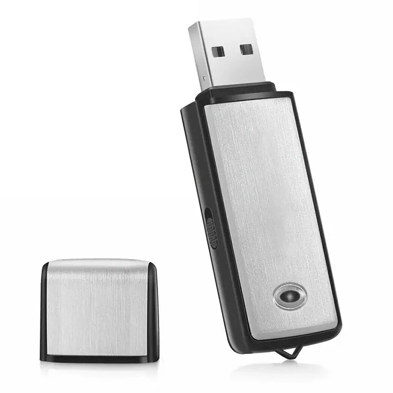 16GB USB spioonikõne salvesti USB-mälupulk spioonmikrofoni ja 16GB mäluga diskreetseks salvestamiseks