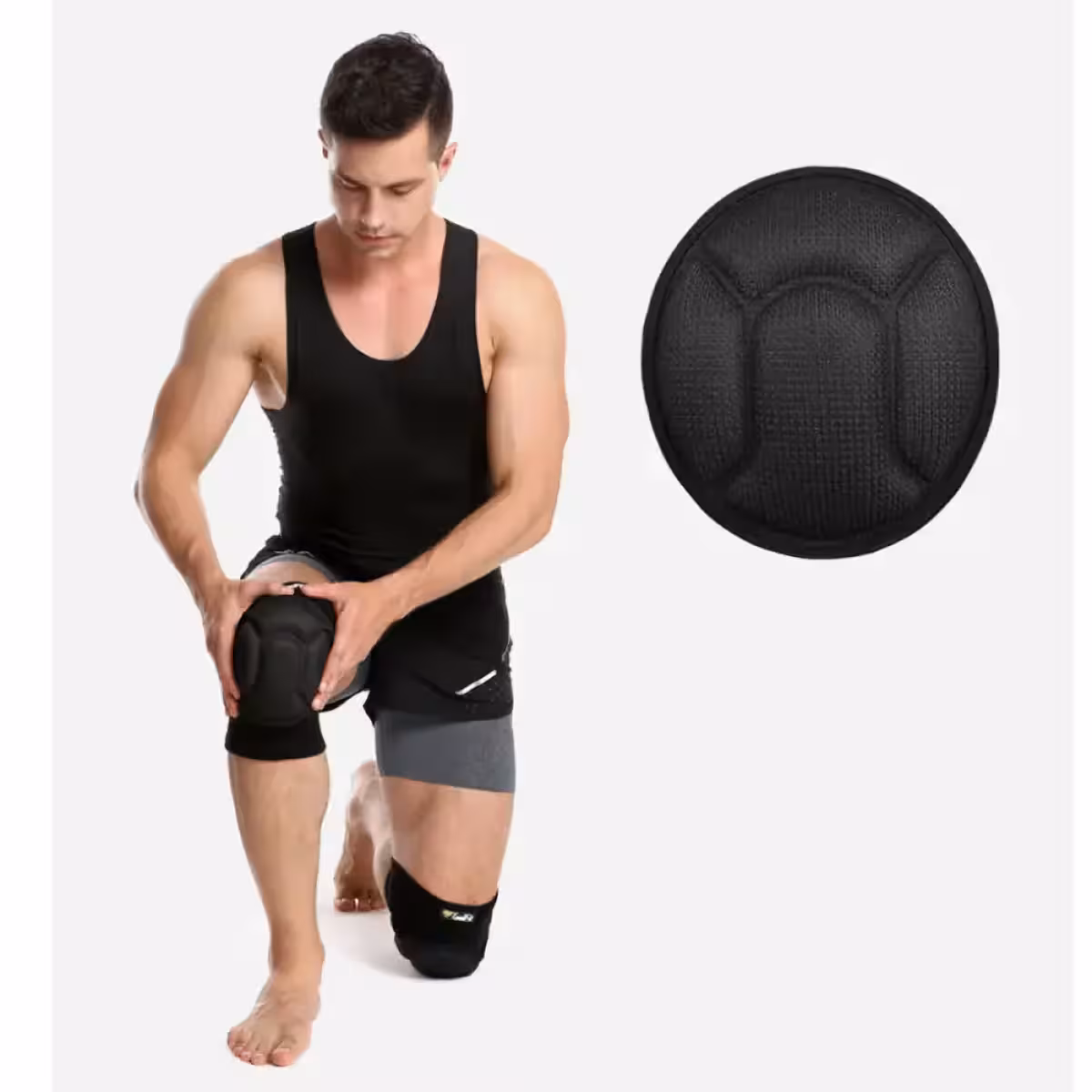 Kõrge tihedusega vahtpadjanditega põlvepadi maksimaalseks kaitseks