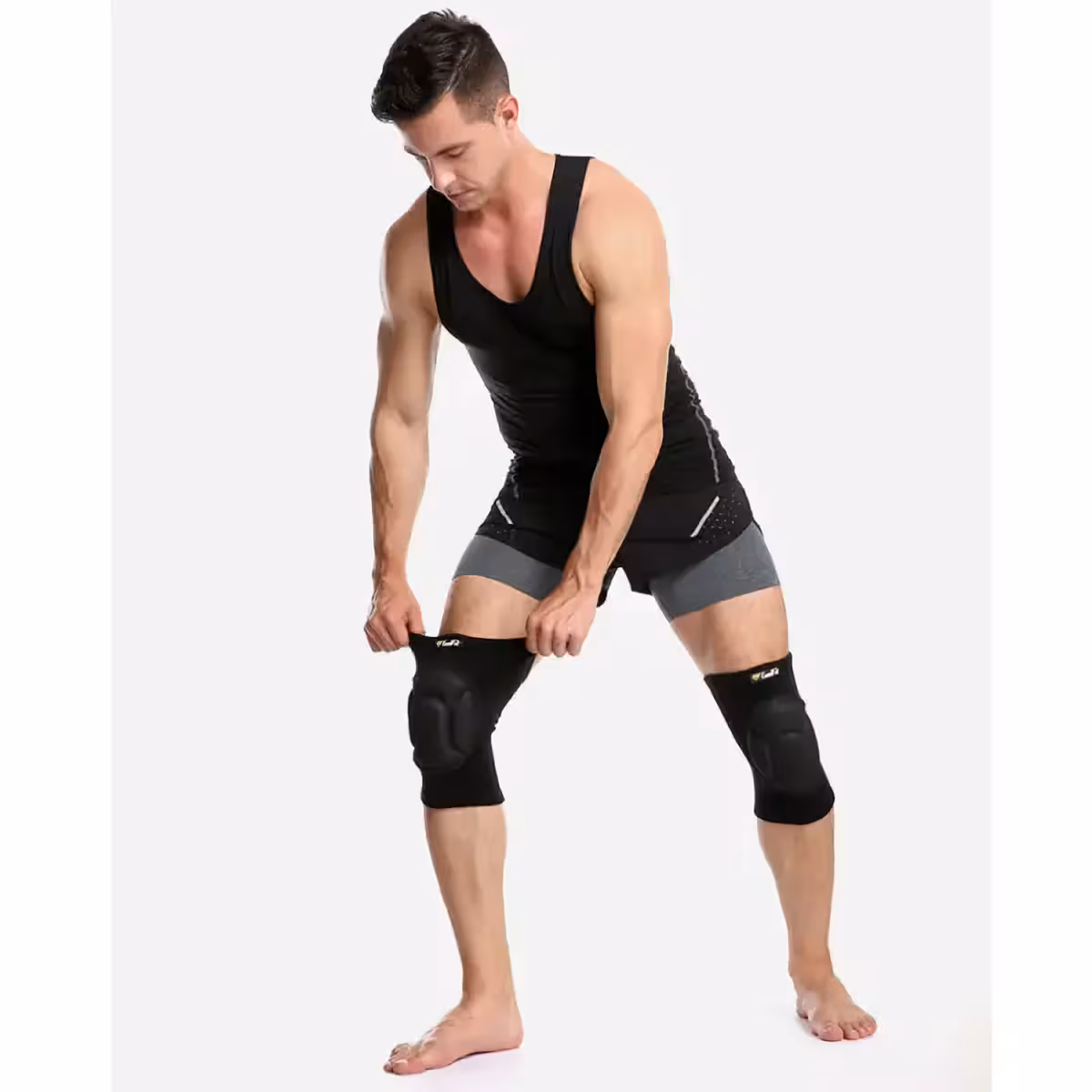 Vastupidav põlvepadi rasketes töötingimustes