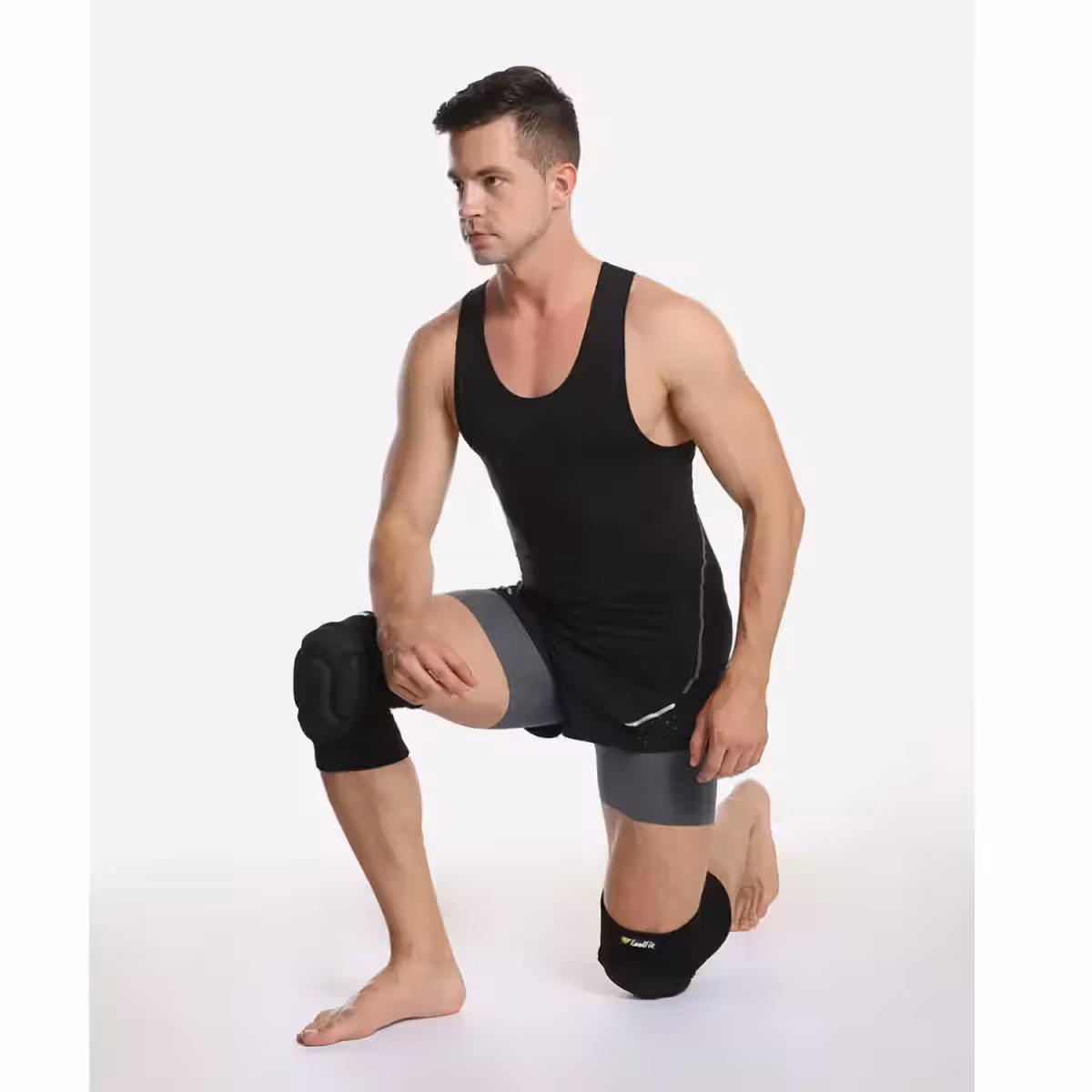 Suure elastsusega põlvepadi, kindel kinnituvus