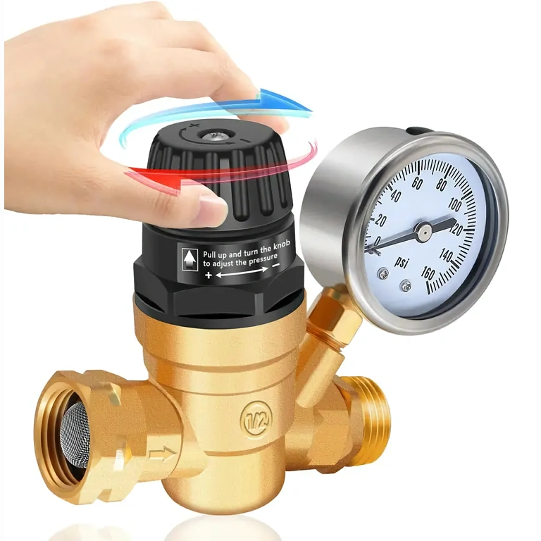 Rõhu reguleerimise klapp kodu- ja tööstusveesüsteemides