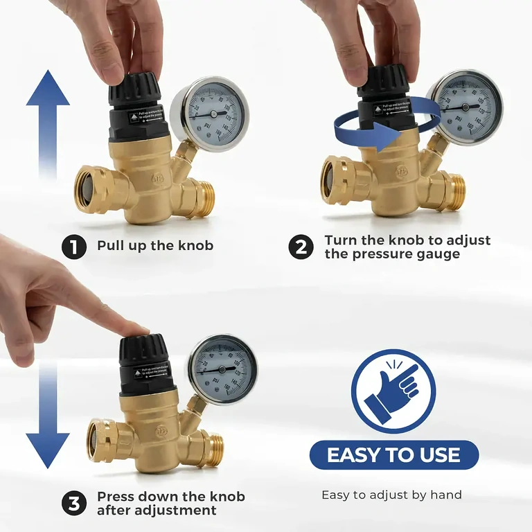 Finaalne rõhu reguleerimine kuni 160 PSI