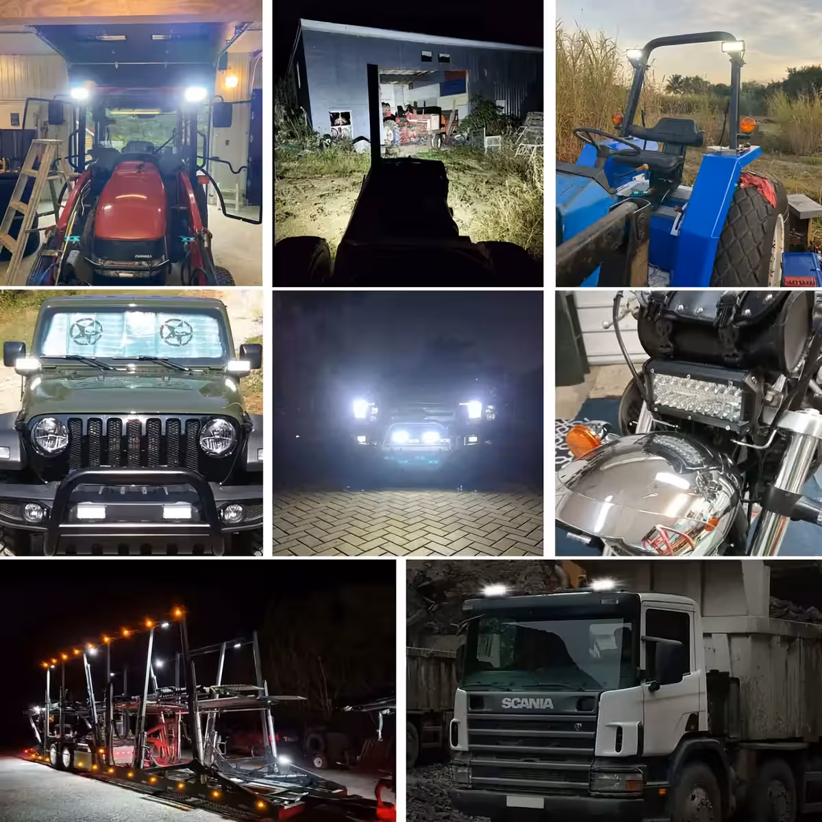 LED BAR komplekt auto, veoauto, traktor, paat või ATV, töötab 10–30 V DC
