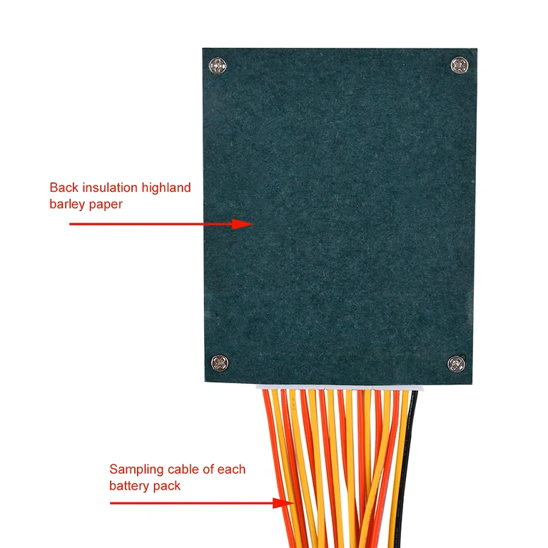 BMS 16S 60V 40A plaadi tagumine vaade