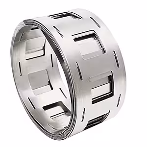 Puhas niklist 2P leht 18650 akude punktkeevituseks – rull 5 m (0,15 mm x 27 mm)