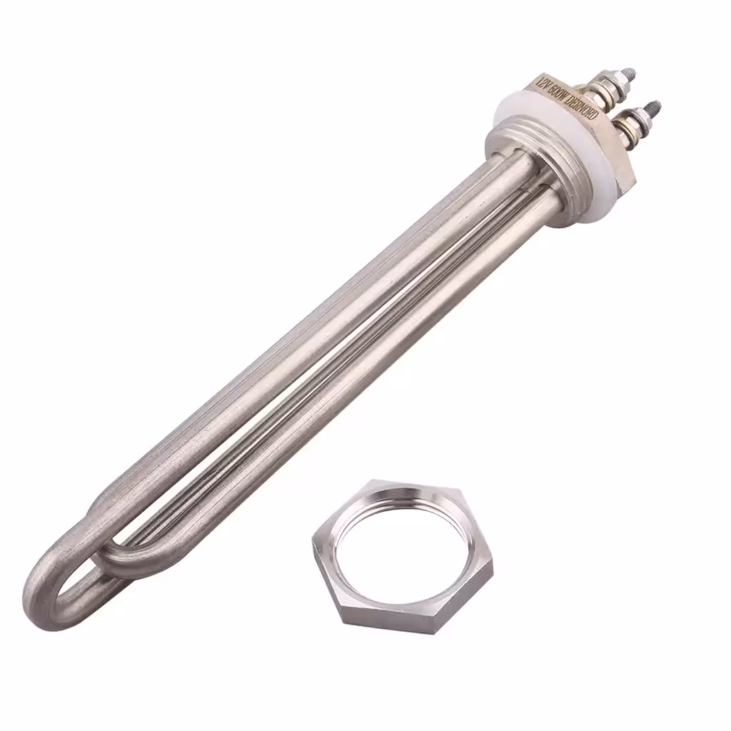 12V/24V veekütte takistuselement boilerile – 300W/600W elektriline soojendi off-grid päikesesüsteemidele