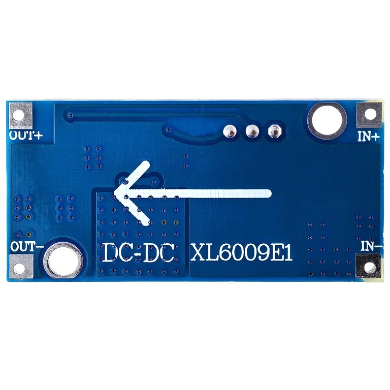 Selge pilt XL6009 toitemooduli tagaküljest