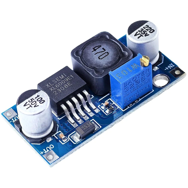 Pilt XL6009 mooduli peamistest komponentidest