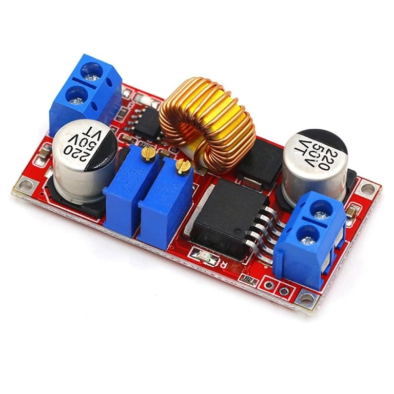 XL4015 kiibi üksikasjalik pilt step-down moodulil