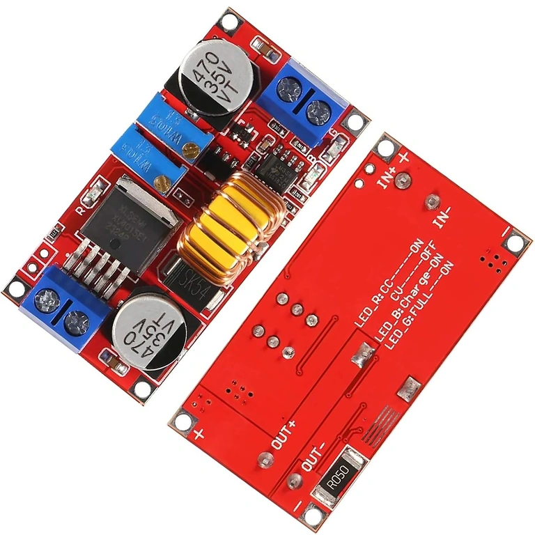 XL4015 reguleeritav muundur – ülaltvaade