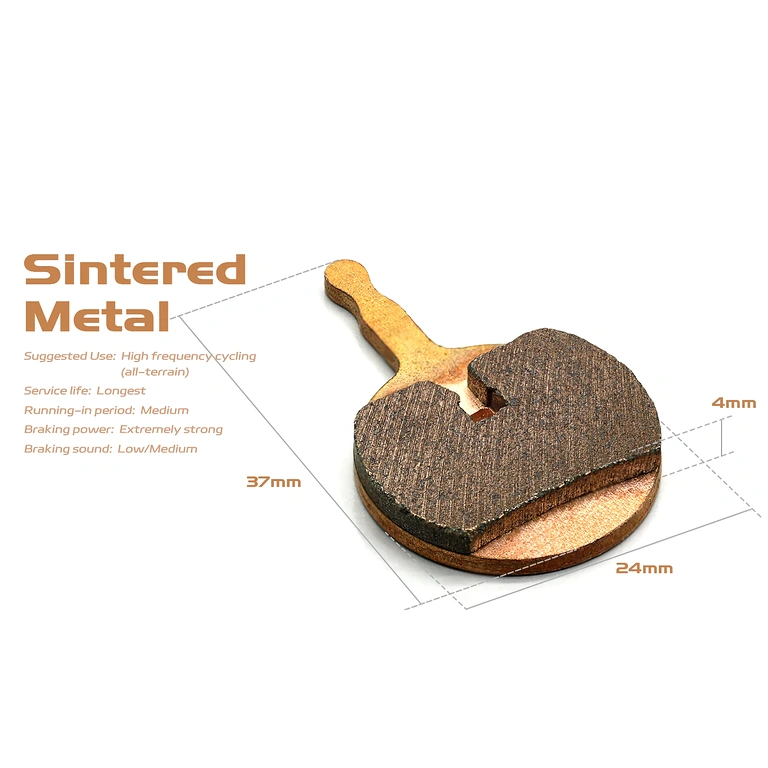 Detailne pilt AVID BB5 metallist piduriplaatidest