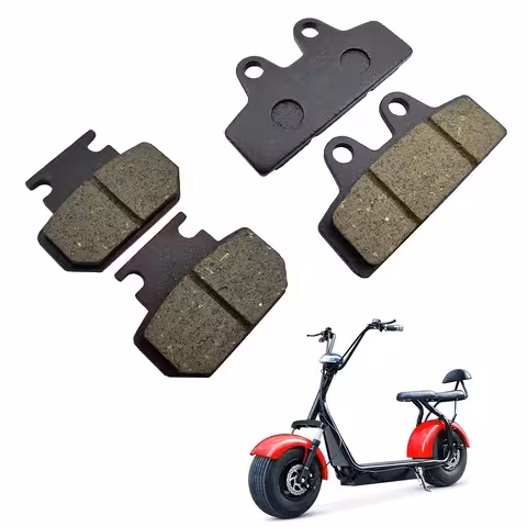 Piduriklotside komplekt elektritõukerattale Citycoco Harley – sobiv Hiina mudelitele – ees/taga