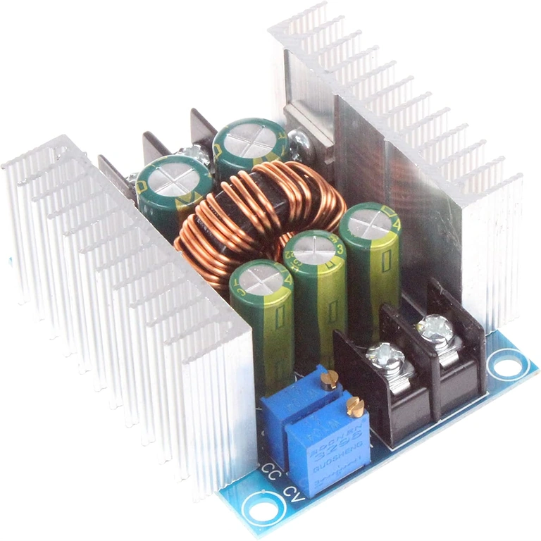 CC/CV 20A 300W mooduli pinge ja voolu reguleerimine