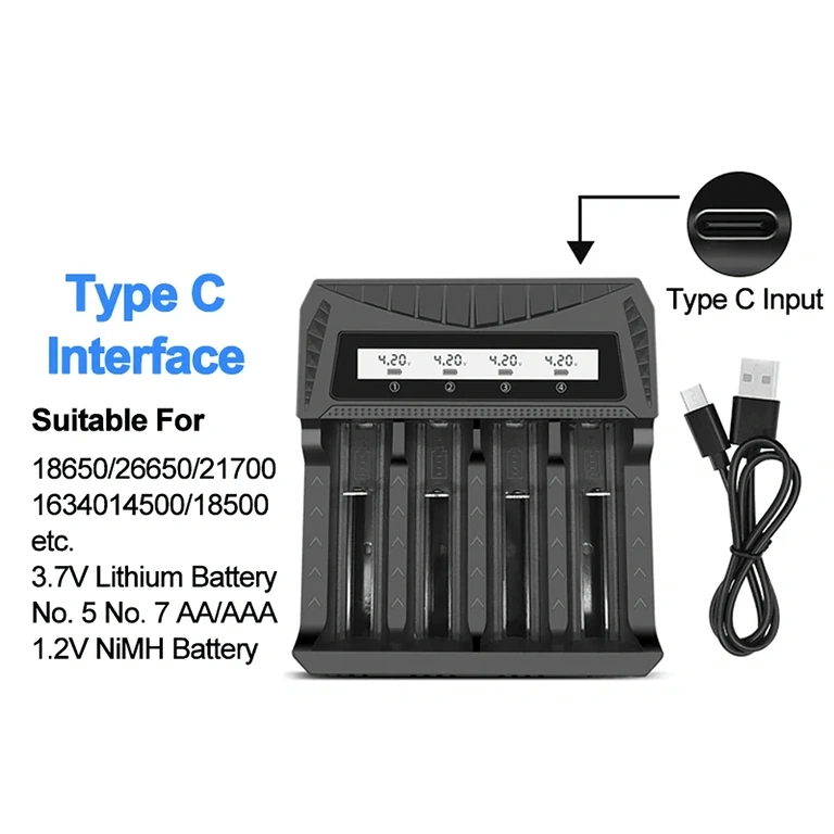 Ühilduv erinevate akude tüüpidega