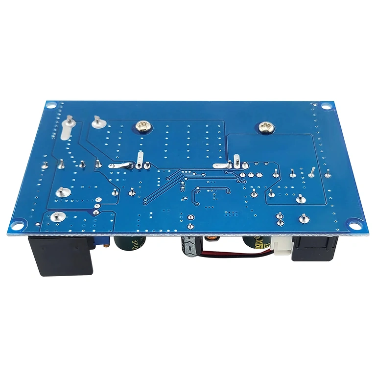 DC-DC Step-Down 600W 25A tagaosa detail, konnektorid ja jahutuselemendid