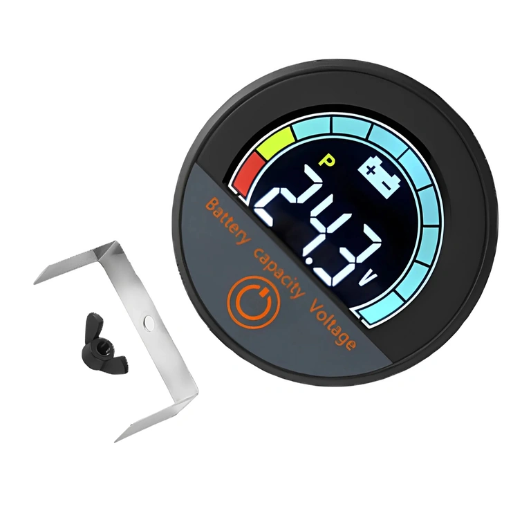Digitaalne moodul esikülg, aku protsent ja voltmeeter, Li-ion ja LiFePO4, 12V–72V, jalgratta, tõukeratta ja skuutri jaoks