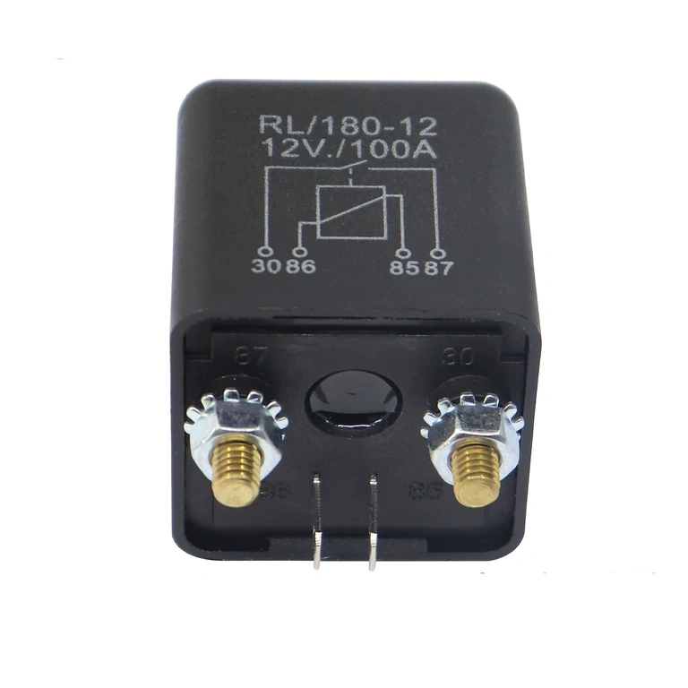 12V 100A auto relee terminalide skeem, 4 NO pinni