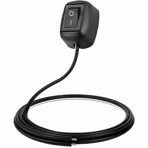Auto/mootorratta ON/OFF lüliti – pinnapealne paigaldus, 12V/24V DC, 10A, kaabel 60 cm