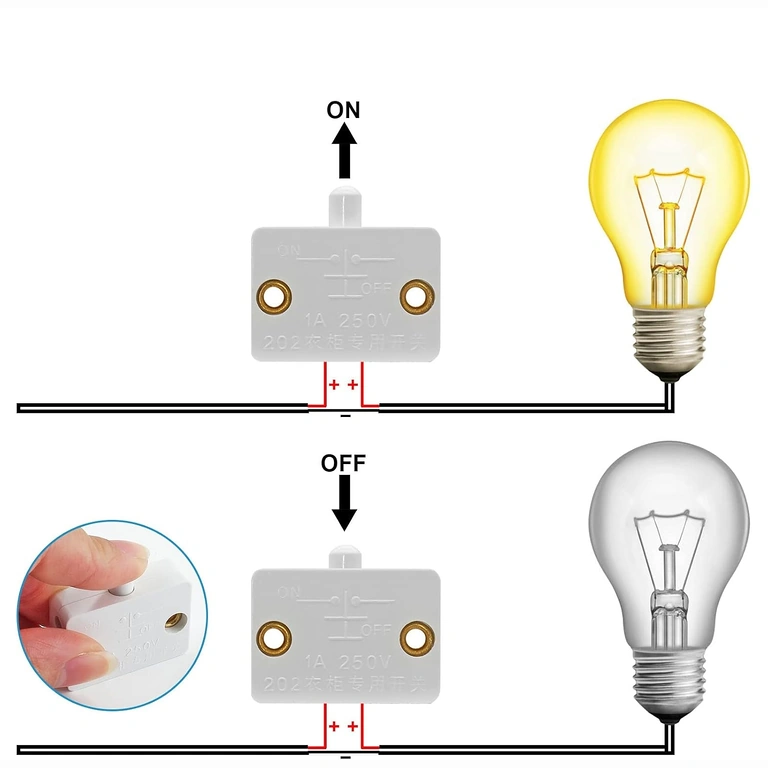 Kapi lüliti vajutatud asendis