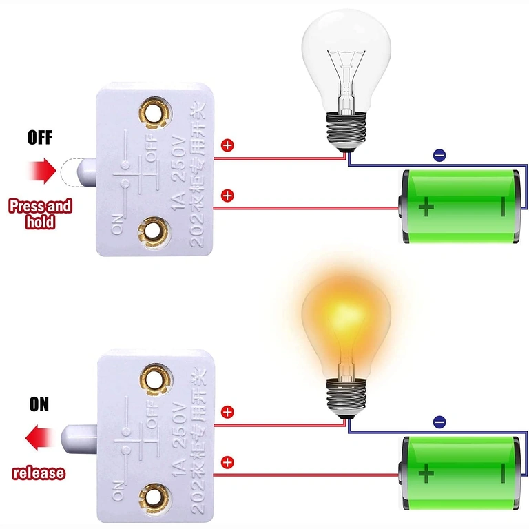 Näide kapi lüliti ühendamisest