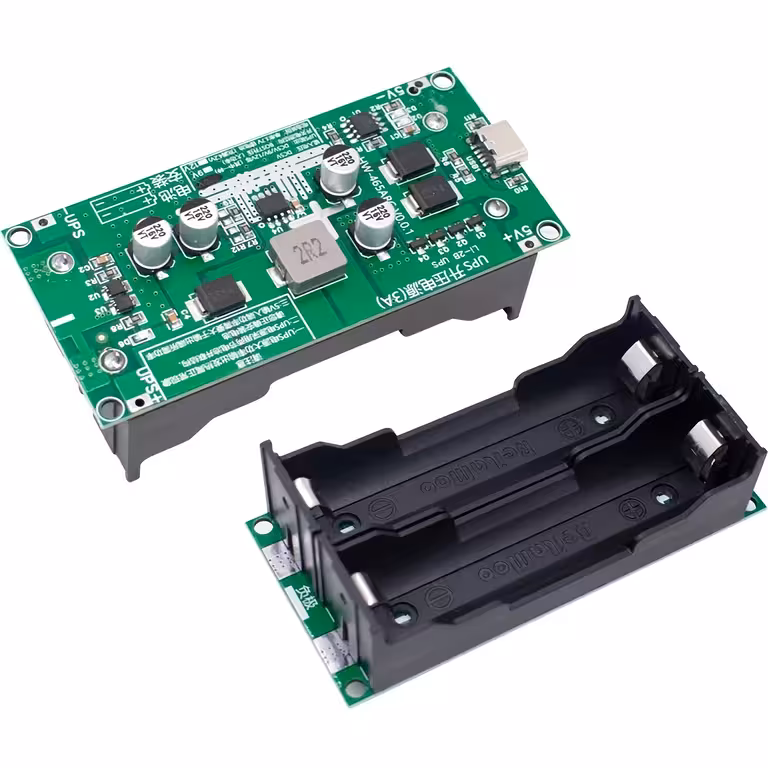 Mini UPS moodul 5V/12V – DC UPS moodul 18650 akudele