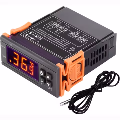 Digitaalne temperatuuri kontroller 220V/230V – elektrooniline termostaat STC1000 NTC-anduriga