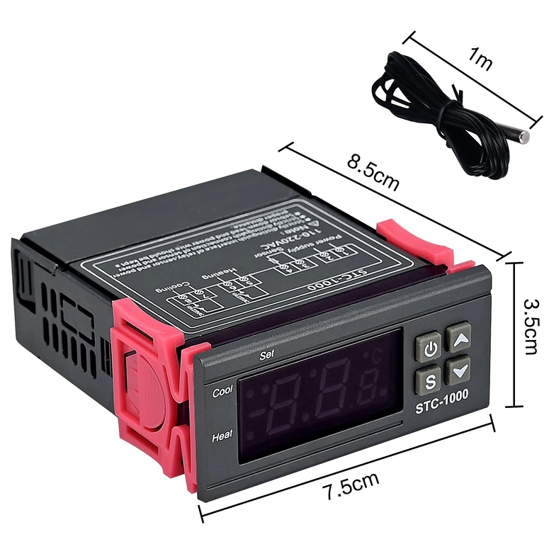 STC1000 temperatuuri kontroller õlle, veini ja kodubrewing’u fermentatsiooniks