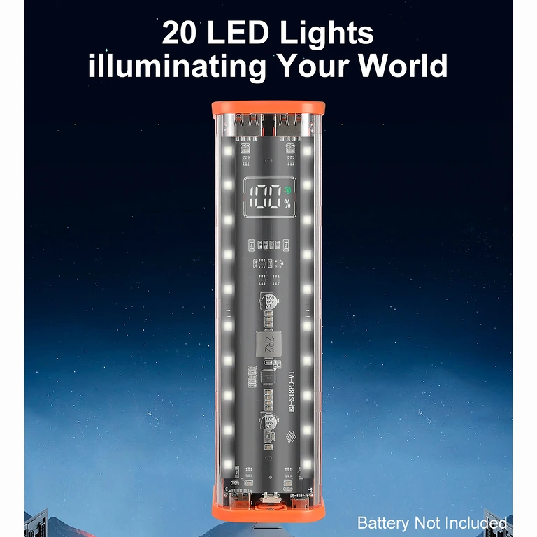 LED nuppu aktiveerimisel power banki korpuses