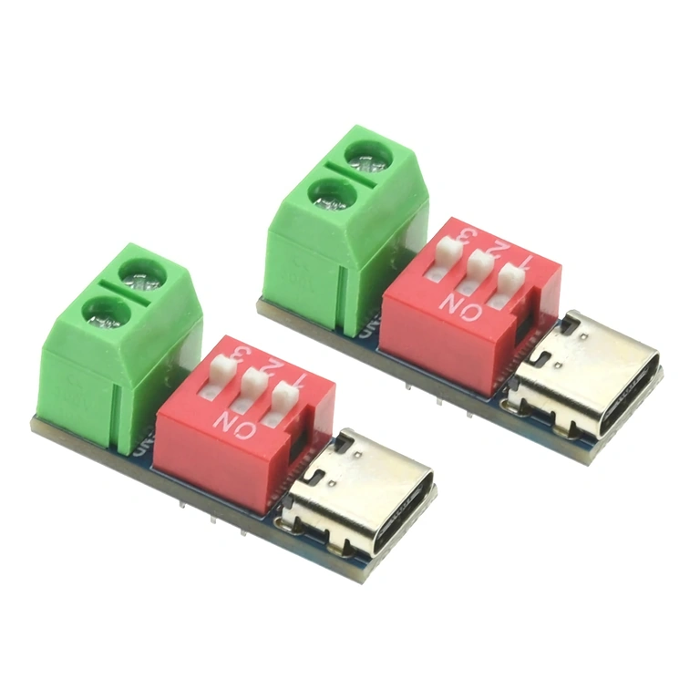 DIP-lüliti abil pinge valik 5V–20V