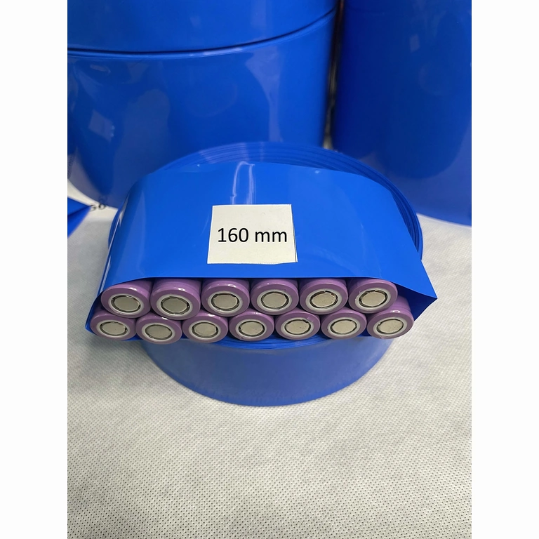 Sinine termotõmblukk 160 mm 18650 akupakkidele