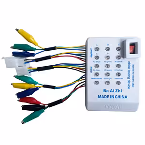 Universaalne tester elektritõukeratastele ja -jalgratastele – harjavaba mootori, Hall-andurite testija 24–72V