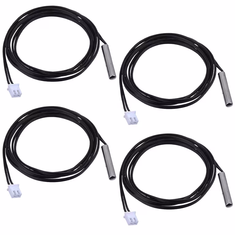 Komplekt 4 tk NTC-andur 10K – andur boilerile, katlale, kliimaseadmele ja Arduinole