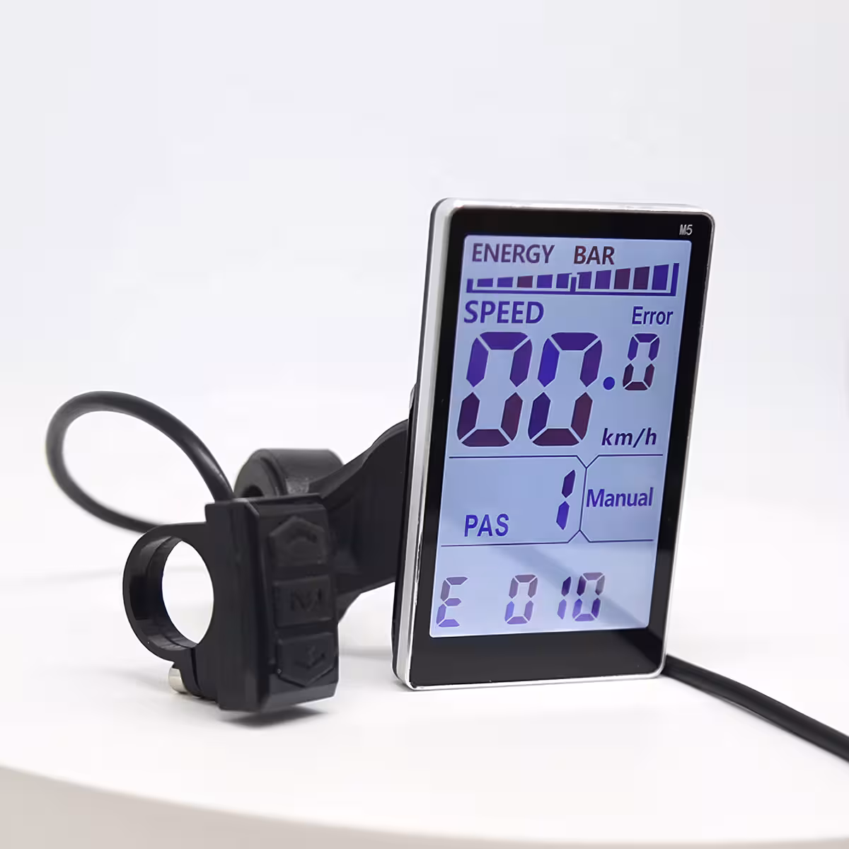 Display M5 taustvalgustuse heleduse reguleerimine elektrijalgrattale 500W–1000W