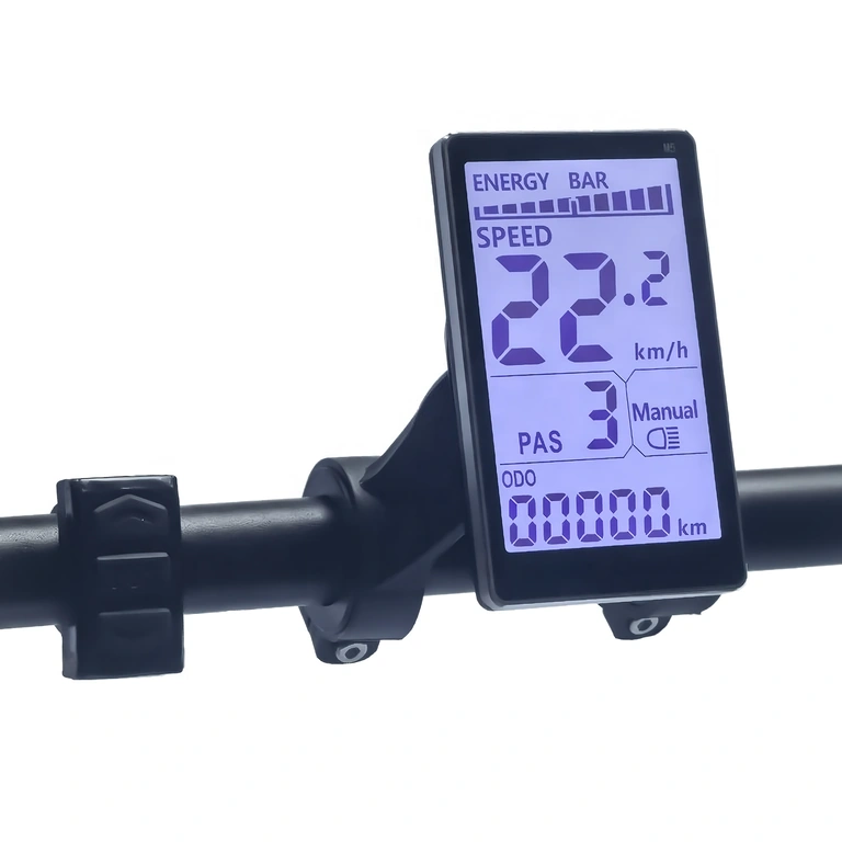 Akude ühilduvus 24V/36V/48V Ühilduvus 24V, 36V ja 48V akudega Display M5 500W–1000W komplekti jaoks