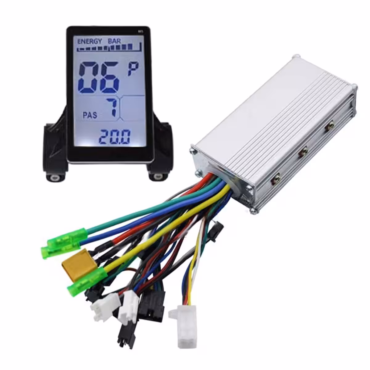 Elektrijalgratta 500W–1000W kontrolleri ja Display M5 eestvaade