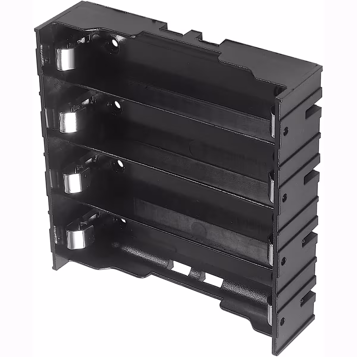 18650 aku hoidik 4 pesaga elektroonilistele vooluringidele